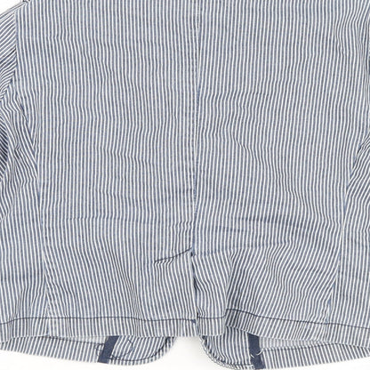 j jeans Girls Blue Striped  Jacket  Size 10 Years