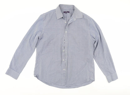 George Mens Blue    Button-Up Size 42