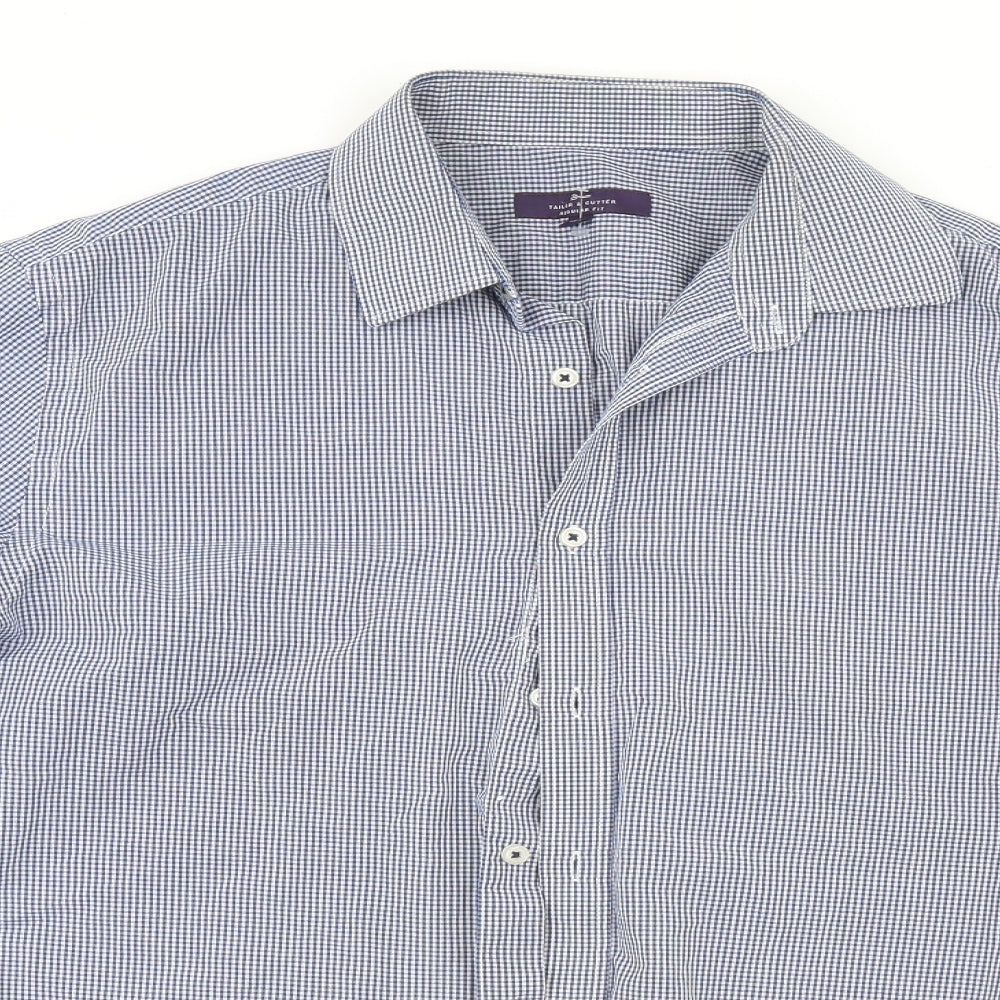 George Mens Blue    Button-Up Size 42