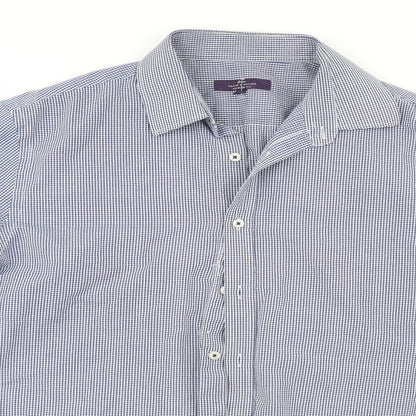George Mens Blue    Button-Up Size 42