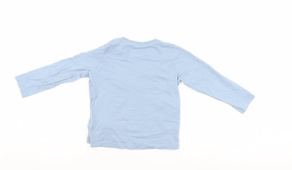 Primark Boys Blue   Basic T-Shirt Size 5-6 Years