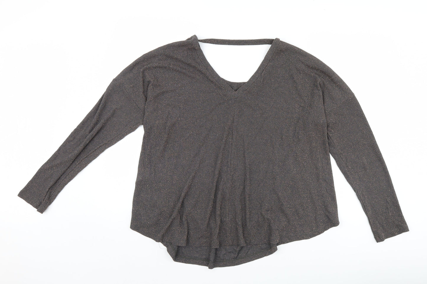 Womens UK Size 14 NEXT Black Basic Blouse