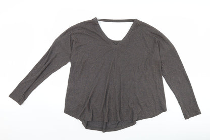 Womens UK Size 14 NEXT Black Basic Blouse