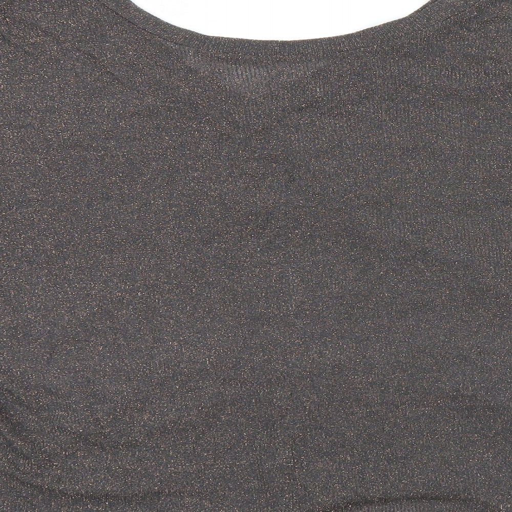 Womens UK Size 14 NEXT Black Basic Blouse