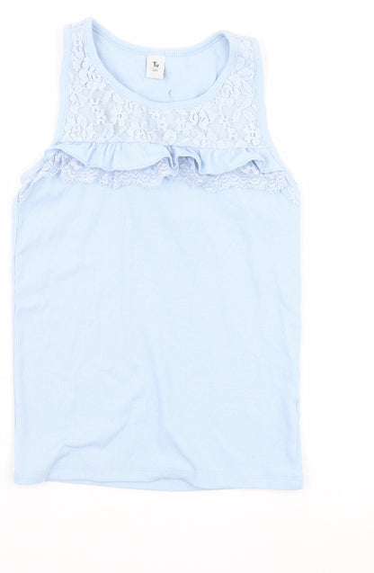 TU Girls Blue   Basic Tank Size 10 Years