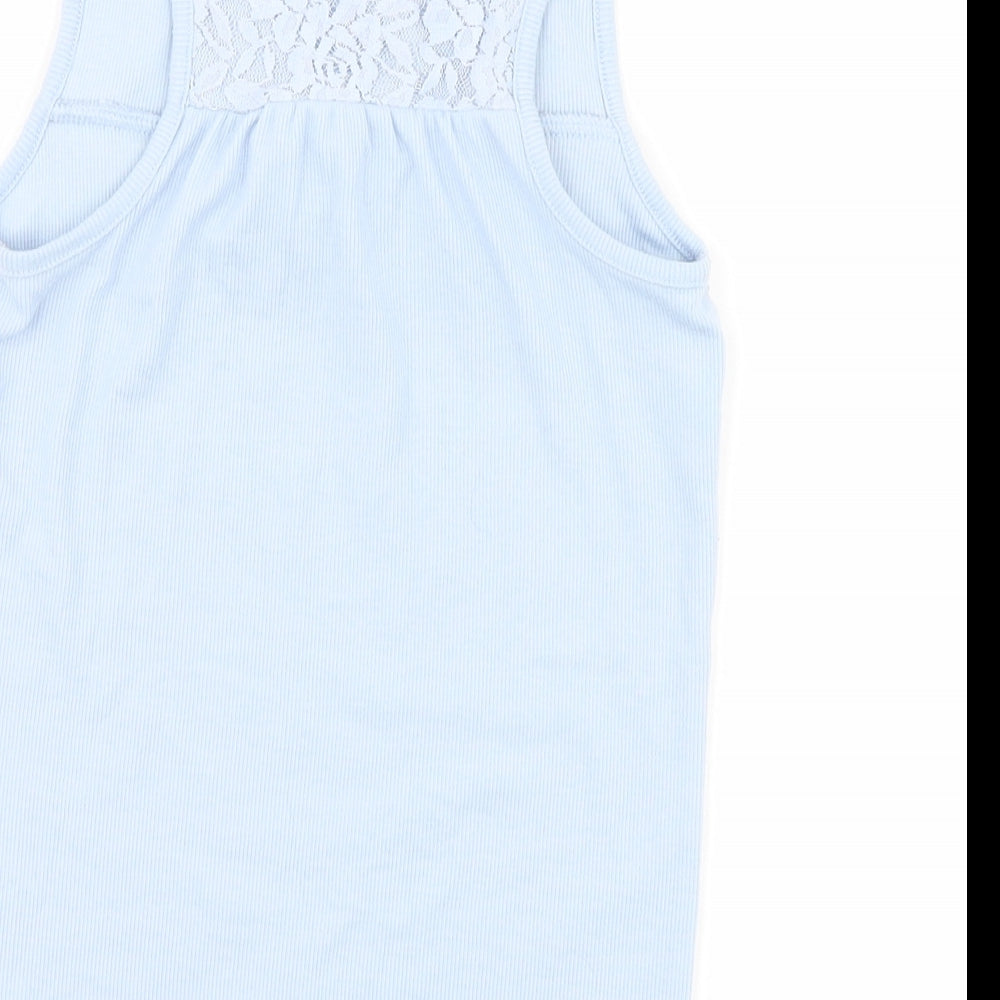 TU Girls Blue   Basic Tank Size 10 Years