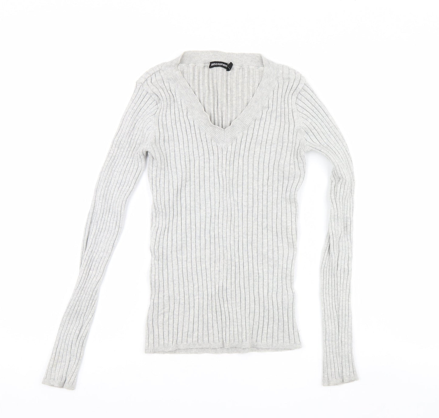 Womens UK Size 10 Atmosphere Grey Pullover Jumper