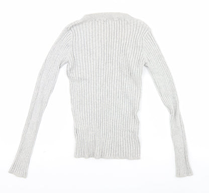 Womens UK Size 10 Atmosphere Grey Pullover Jumper