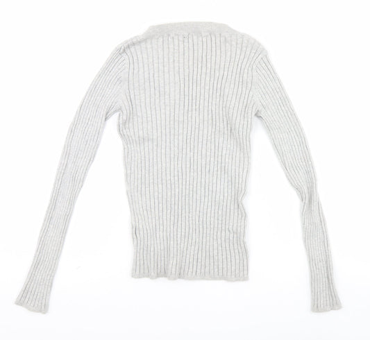 Womens UK Size 10 Atmosphere Grey Pullover Jumper