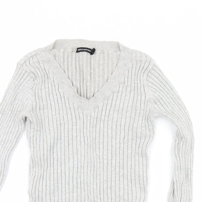 Womens UK Size 10 Atmosphere Grey Pullover Jumper