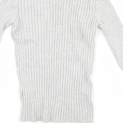Womens UK Size 10 Atmosphere Grey Pullover Jumper