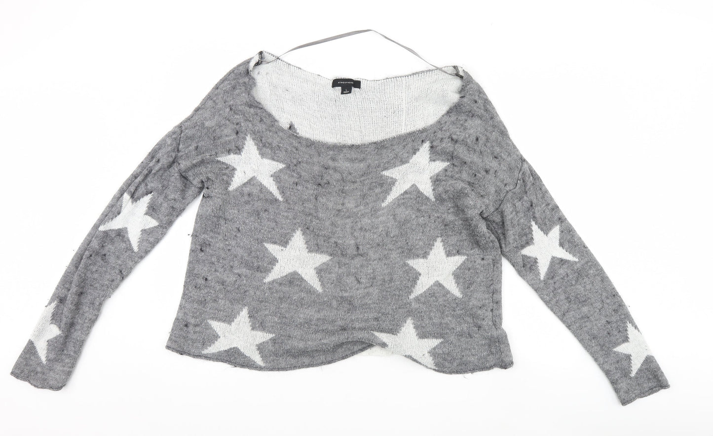 Womens UK Size L Atmosphere Grey Pullover Jumper