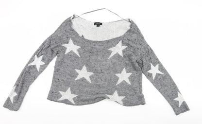 Womens UK Size L Atmosphere Grey Pullover Jumper