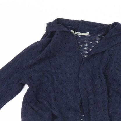 Womens UK Size S Oasis Blue Cardigan Jumper