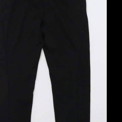 H&M Womens Black   Cropped Leggings Size 10 L20 in