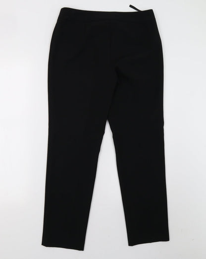 F&F Womens Black   Trousers  Size 8 L28 in