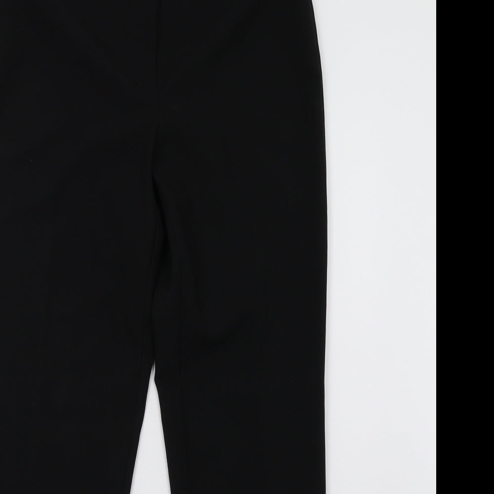 F&F Womens Black   Trousers  Size 8 L28 in