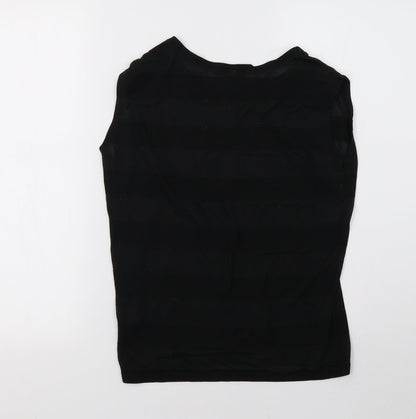 aj fashon Womens Black   Basic T-Shirt Size 8