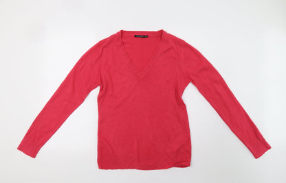 Primark Womens Pink  Knit Pullover Sweatshirt Size 16