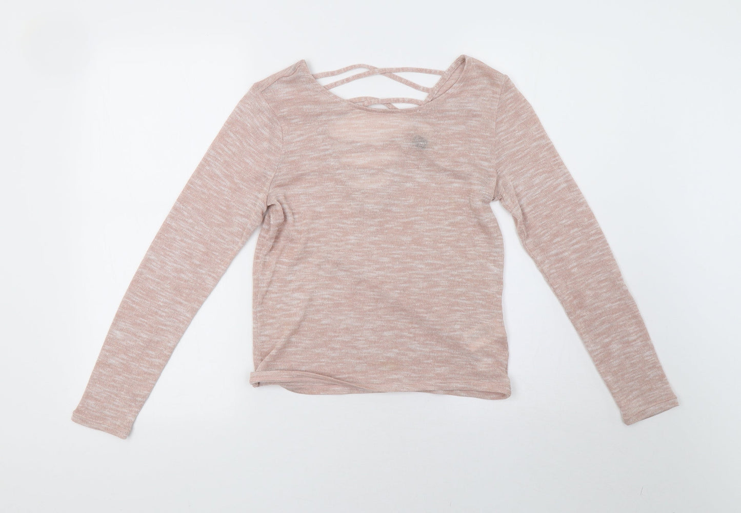 H&M Womens Pink   Pullover Sweatshirt Size M