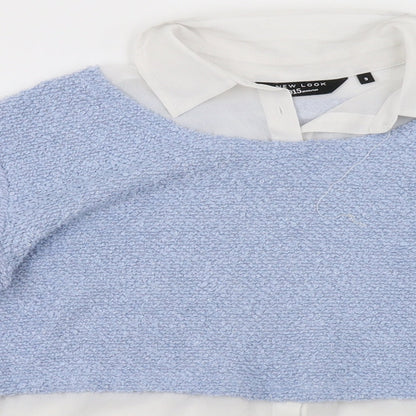 New Look Girls Blue   Pullover Sweatshirt Size 9 Years