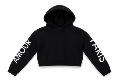 Miss Evie Girls Black   Pullover Hoodie Size 10 Years