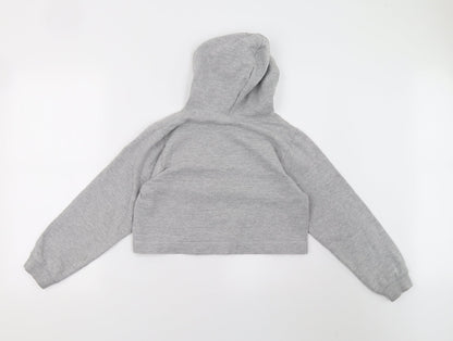 hullabaloo Girls Grey   Pullover Hoodie Size 12 Years