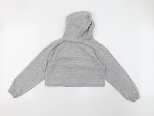 hullabaloo Girls Grey   Pullover Hoodie Size 12 Years