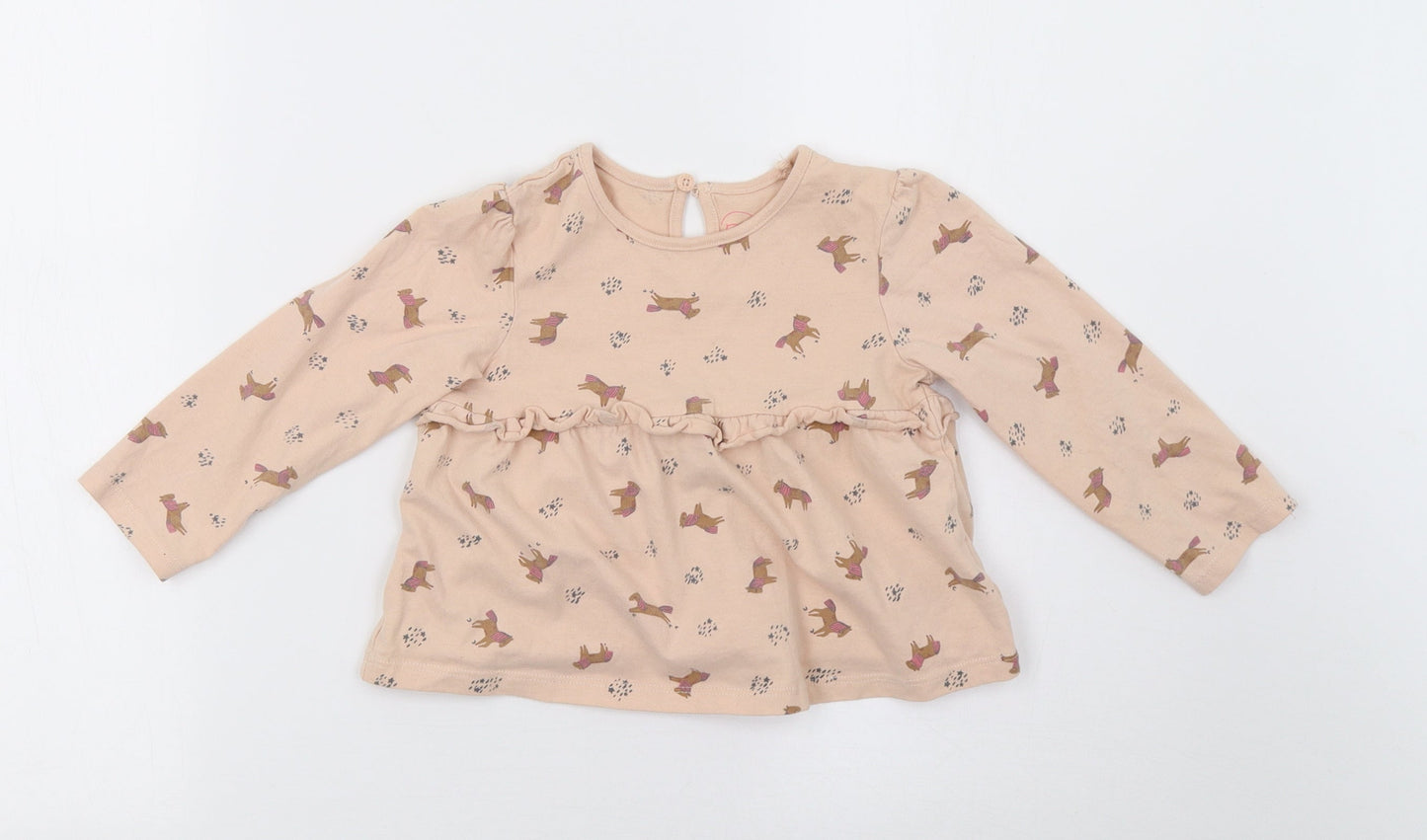 NEXT Girls Pink Polka Dot  Basic Casual Size 2 Years