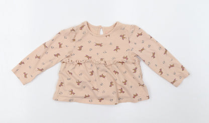 NEXT Girls Pink Polka Dot  Basic Casual Size 2 Years