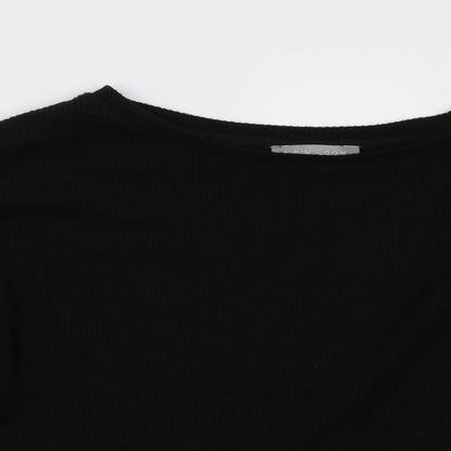 New Look Womens Black   Pullover Sweatshirt Size M