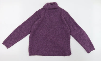 Womens UK Size M EWM Purple Pullover Sweatshirt