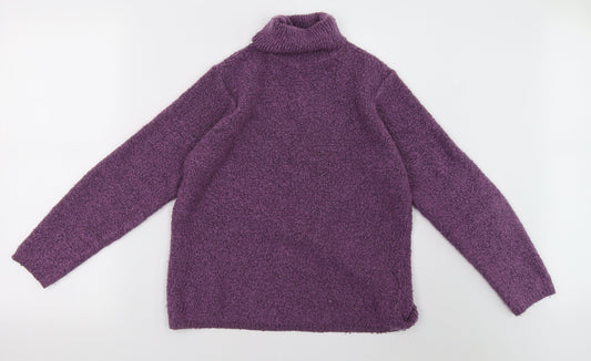 Womens UK Size M EWM Purple Pullover Sweatshirt