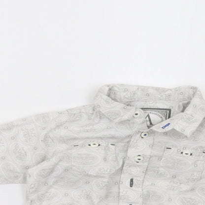 Marks and Spencer Boys Grey   Basic Button-Up Size 12 Months