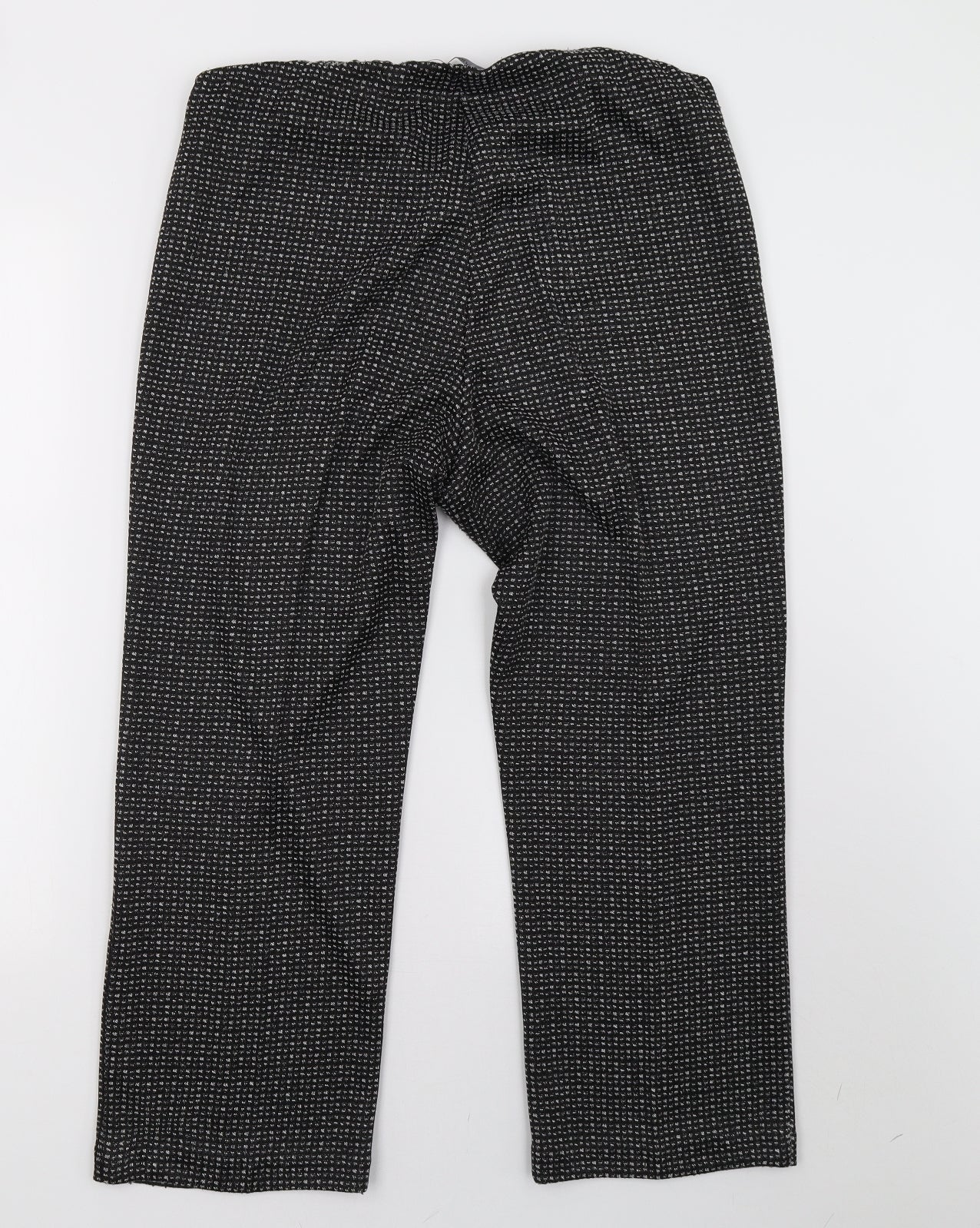 Bonmarché Womens Black   Cropped Trousers Size 16 L25 in