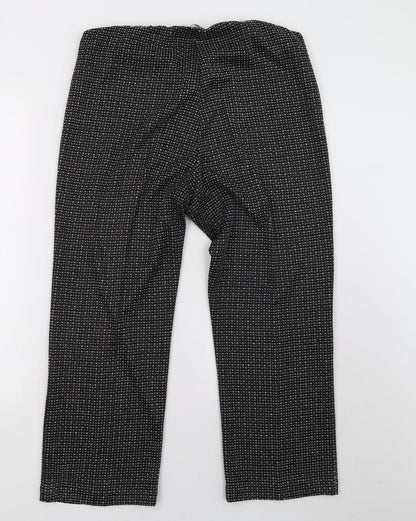 Bonmarché Womens Black   Cropped Trousers Size 16 L25 in