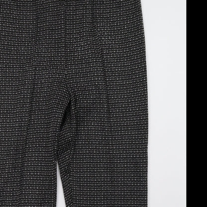 Bonmarché Womens Black   Cropped Trousers Size 16 L25 in