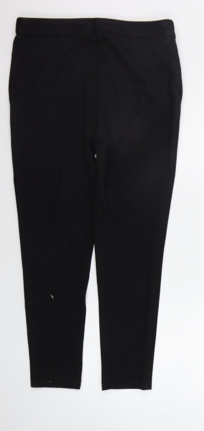 Womens UK Size 14 F&F Regular Fit  Black Trousers