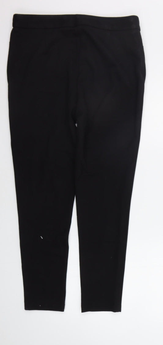 F&F Womens Black   Trousers  Size 14 L27 in
