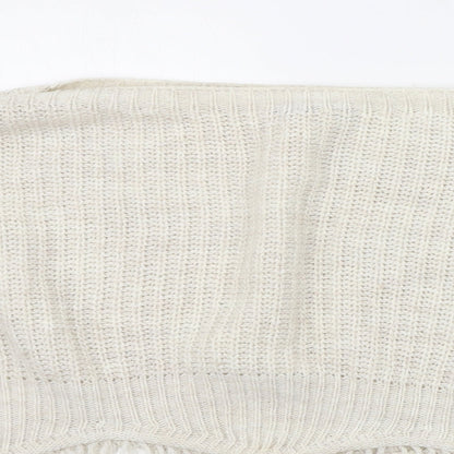 Womens UK Size M Quiz White Pullover Jumper