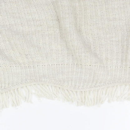 Womens UK Size M Quiz White Pullover Jumper
