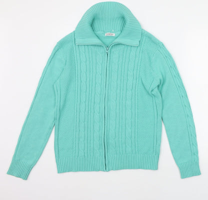 Damart Womens Green   Jacket Coat Size 10