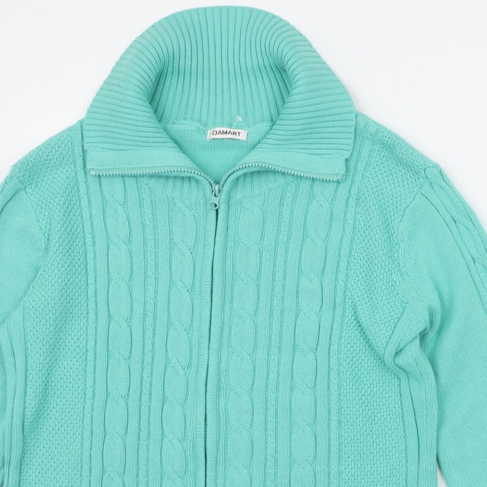 Damart Womens Green   Jacket Coat Size 10