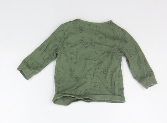 George Baby Green   Pullover Jumper Size 6-9 Months