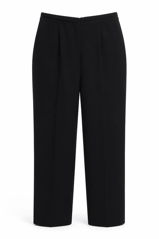 Womens UK Size 14 Classic Regular Fit  Black Trousers