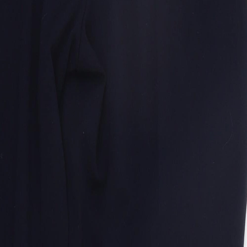 Womens UK Size 14 Marks and Spencer Regular Fit  Blue Trousers
