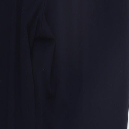 Womens UK Size 14 Marks and Spencer Regular Fit  Blue Trousers