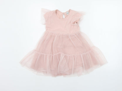 TU Girls Pink   Jacket Dress    - GLITTER