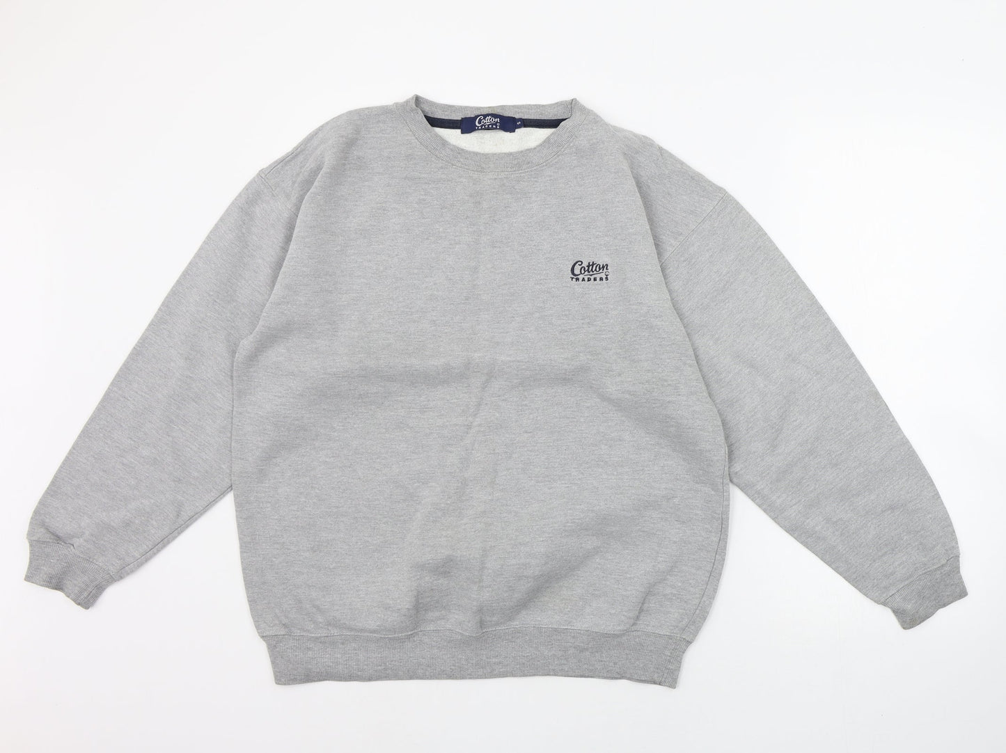 Cotton Traders Womens Grey   Pullover Jumper Size S