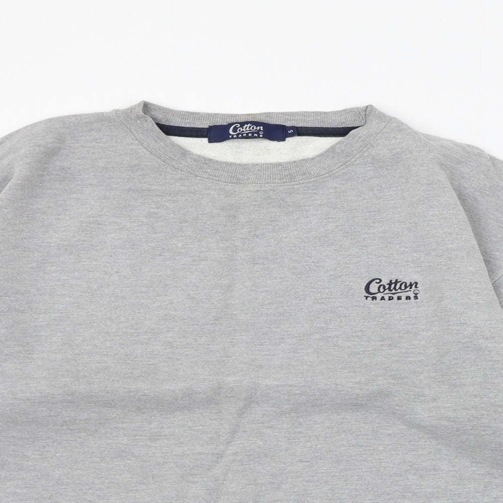 Cotton Traders Womens Grey   Pullover Jumper Size S